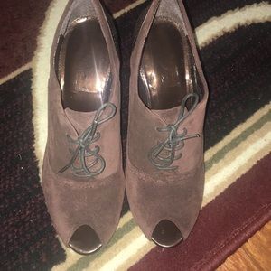 Nickels suede booties used once!